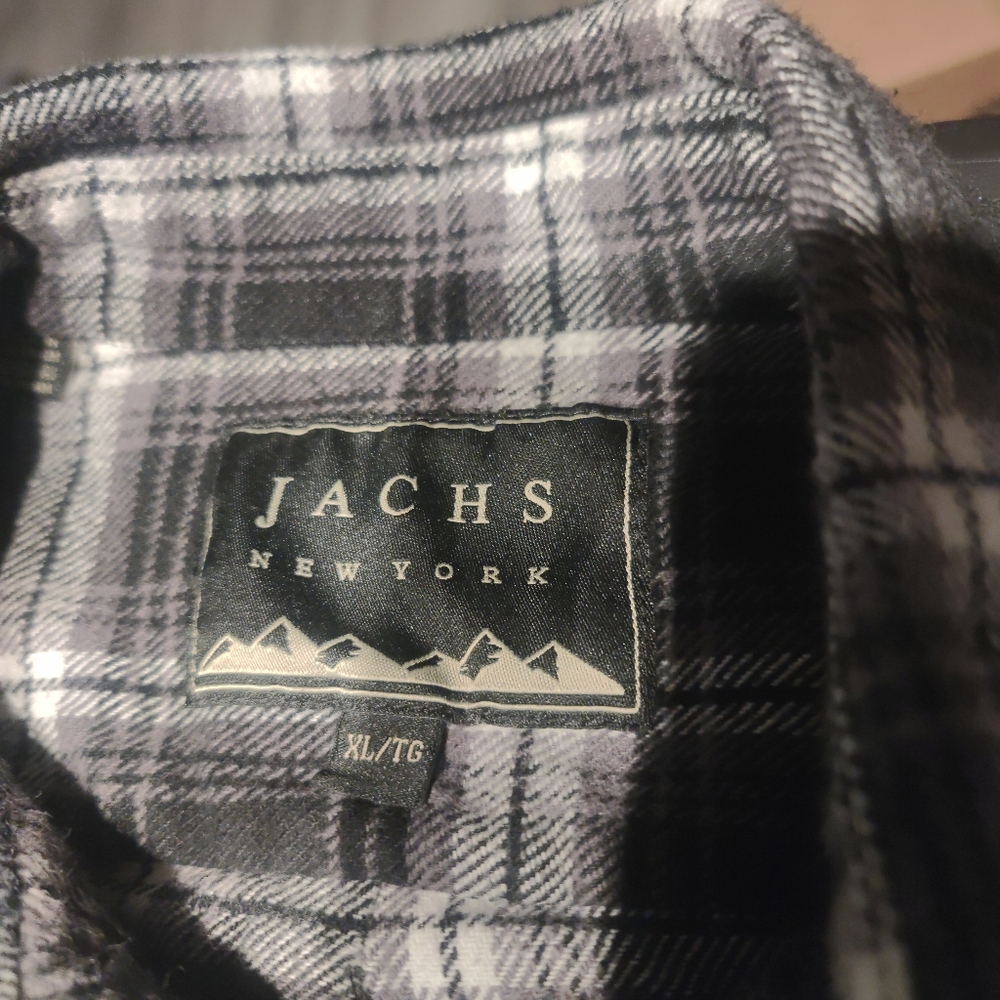 Jachs New York Flannel - Men's XL - Black & Grey - Picture 3 of 5